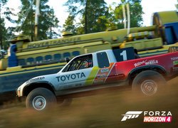 Forza Horizon 4, Samochód, Terenowy, Toyota, Lokomotywa, Wyścig, Plakat