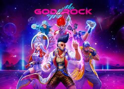 Plakat do gry God of Rock