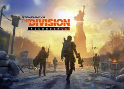 Gra, Tom Clancys The Division Resurgence, Żołnierze, Zasieki, Pomnik, Plakat