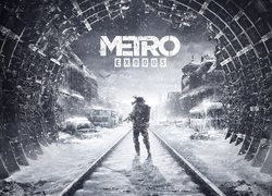 Gra, Metro Exodus, Tunel, Tory, Żołnierz