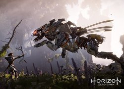 Plakat reklamujący grę Horizon Zero Dawn