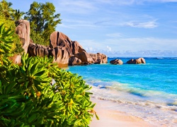 Plaża Anse Source dArgent na wyspie La Digue