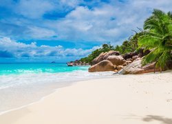 Plaża Anse St Jose na wyspie Curieuse