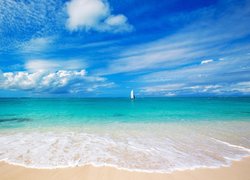 Plaża Grace Bay Beach w Turks i Caicos