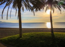 Plaża w hiszpańskim regionie turystycznym Costa del Sol