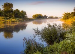 Pogodny dzień nad rzeką