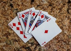 Karty, Układ, Poker królewski, Szczęście