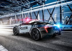 Samochód policyjny, Lykan HyperSport, Most