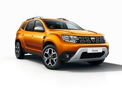 Pomarańczowa Dacia Duster