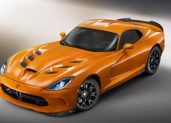 Pomarańczowy dodge srt viper