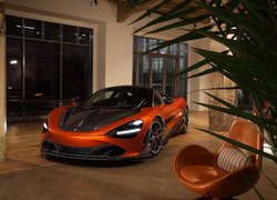 Pomarańczowy, McLaren 720S Fury, 2020, Salon