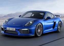 Niebieskie, Porsche Cayman GT4, 2015