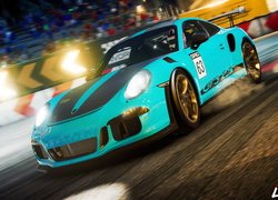 Porsche GT3 RS na plakacie do gry Grid Legends