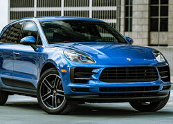 Niebieskie, Porsche Macan S, 2019