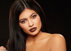 Kobieta, Kylie Jenner, Spojrzenie, Makijaż