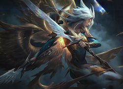 Postać anioła Kayle z gry League of Legends