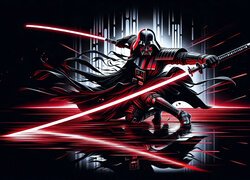 Postać Darth Vadera w grafice
