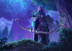 Postać łucznika z gry Warcraft III Reforged