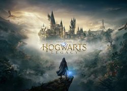 Gra, Hogwarts Legacy, Dziedzictwo Hogwartu, Postać, Skała, Smok, Zamek