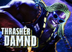 Postać Thrasher Damnda z gry Street Fighter 6