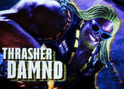 Street Fighter 6, Postać, Thrasher Damnd, Okulary, Plakat