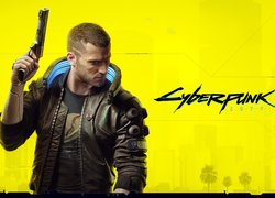 Postać z gry Cyberpunk 2077