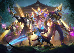 Gra, League of Legends Wild Rift, Postaci, NOVA, Riven, Lucian, Nasus, Lee Sin, Morgana