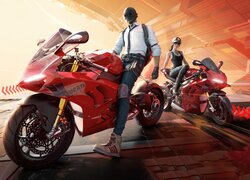 Motocykle, Ducati, Postacie, Gra, PUBG X Ducati