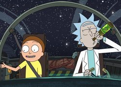 Postacie w kosmosie z serialu Rick i Morty
