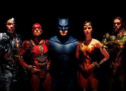 Liga Sprawiedliwości - Justice League, Obsada, Ray Fisher - Cyborg, Ben Affleck - Batman, Jason Momoa - Aquaman, Ezra Miller - Flash, Gal Gadot - Wonder Woman