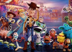 Postacie z filmu Toy Story 4