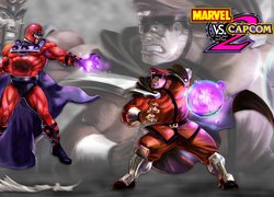 Postacie z gry Marvel VS Capcom2