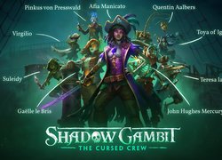 Gra, Shadow Gambit The Cursed Crew, Postacie, Piraci, Żaglowiec, Plakat