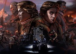 Gra, Wojna Krwi Wiedźmińskie opowieści, Thronebreaker The Witcher Tales, Postacie, Geralt z Rivii, Meve z Lyrii