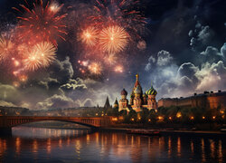 Powitanie Nowego Roku w Moskwie