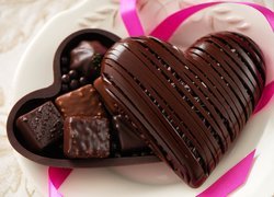 Pralinki w czekoladowym sercu