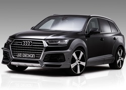 Prezentacja czarnego Audi Q7 JE Desing