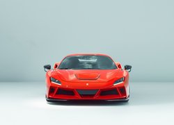 Przód czerwonego Ferrari F8