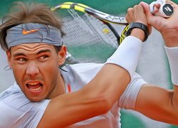 Rafael Nadal w grafice