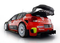 Rajdowy Citroen C3 WRC tyłem