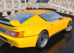 Żółty, Renault Alpine GTA, 1990