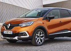 Jasnobrązowy, Renault Captur, Bok, Przód