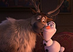 Film animowany, Kraina Lodu 2, Frozen 2, Renifer Sven, Bałwanek Olaf