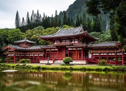 Replika Świątyni Byodo-In na wyspie Oahu