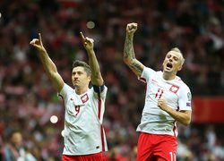 Robert Lewandowski i Kamil Grosicki