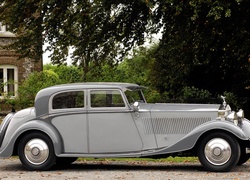 Zabytkowy, Srebrny, Rolls-Royce Phantom II Continental, 1932 R