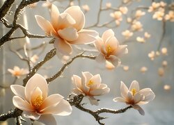 Magnolia, Gałęzie