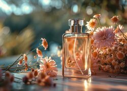 Flakon, Perfumy, Kompozycja, Kwiaty