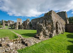 Ruiny opactwa Easby Abbey w Anglii