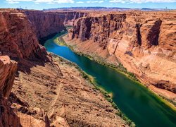 Rzeka Kolorado, Park Narodowy Wielkiego Kanionu, Kanion, Skały, Arizona, Stany Zjednoczone